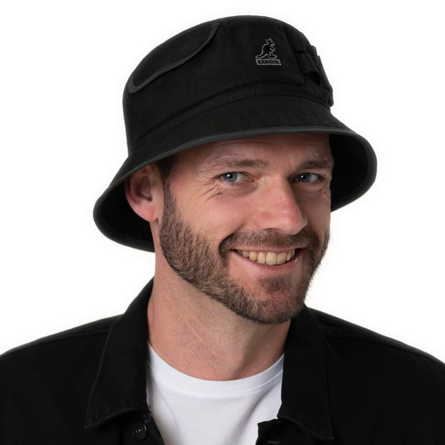 Waxed Utility Bucket Cotton Hat by Kangol - £47.95